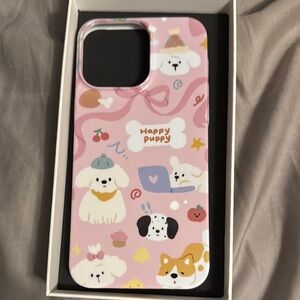 Cute Pink Puppy Phone Case